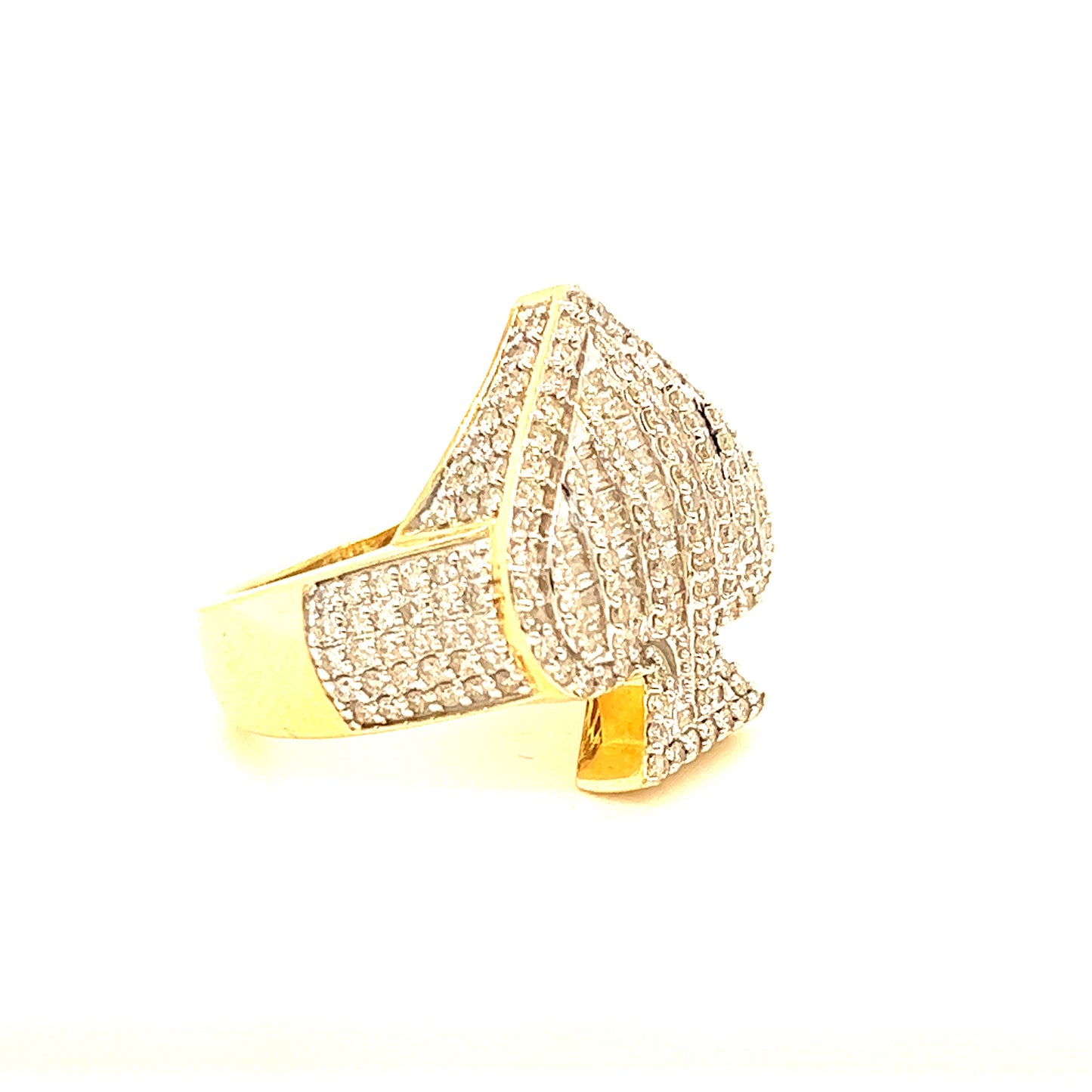 14K Diamond Spades Ring